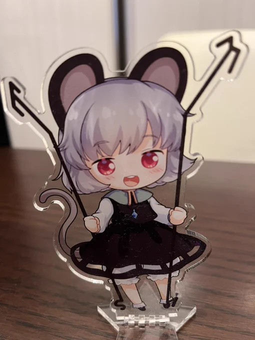 今度のとれじゃーばんけっと!!では、このナズーリンちゃんアクスタをちょっと手を入れて持っていこうかなと思っています
