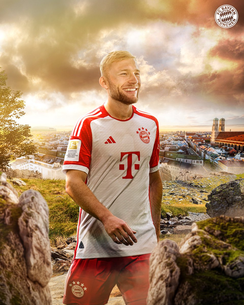 FCBayern's tweet photo. 🔴⚪ 𝙎𝙀𝙍𝙑𝙐𝙎 2️⃣0️⃣2️⃣7️⃣
#MiaSanMia #ServusKonrad https://t.co/No3SA3jKqR