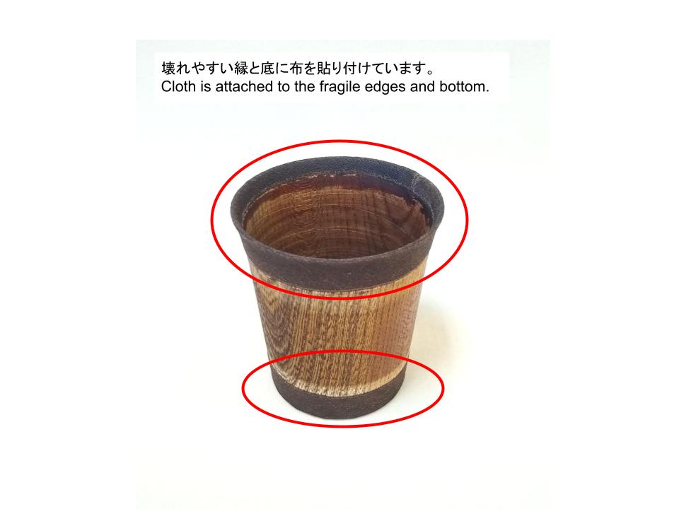 [ Technique ]

This is a technique of reinforcing the wood by attaching cloth to the edges and bottom of the wood.

More info 
facebook.com/Wajimanuri.Dai…

#wajimanuri #urushi #lacquerware #japan #handycraft #traditionalhandycrafts #wajima #ishikawa