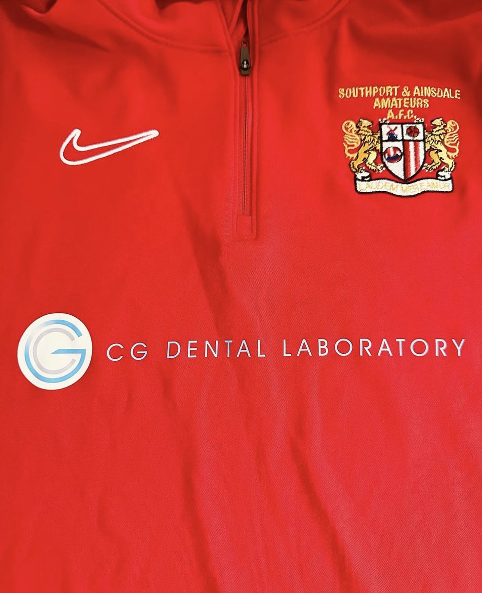 New training kit thanks to club sponsor CG Dental Laboratory. The lads will be looking good! #grassrootsfootball