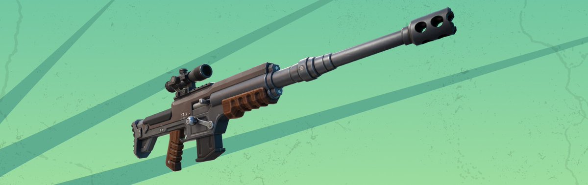 FortniteBR's tweet photo. THERMAL DMR

Battle in the jungle, see how a jungle animal sees. While looking through the scope of the Thermal DMR, turn on thermal vision to more easily detect your enemies.

FLAPJACK RIFLE

Make heads turn as you best enemies and structures with the Flapjack Rifle. Heads won’t be the only thing turning — this new weapon features a spinning magazine! (You can find the Mythic version of this weapon from Vaults requiring Keycards.)

KINETIC BOOMERANG

Throw the Kinetic Boomerang to hit enemies in its flight path… AND its return path. Miss your target? Recall the boomerang early to trigger a small explosion and try again!

CYBERTRON CANNON

There’s going wild, then there’s having a blast. Take up a Cybertron Cannon on the Island to launch a powerful, quick, and explosive projectile.