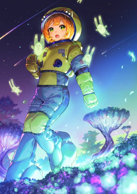 「sky spacesuit」 illustration images(Latest)