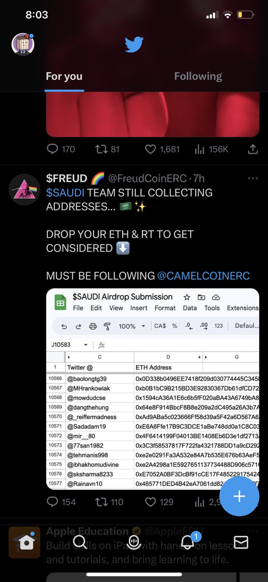 Necab0's tweet photo. @f4ther_eth @FreudCoinERC No because it’s a scam https://t.co/GLuNCBnjCd