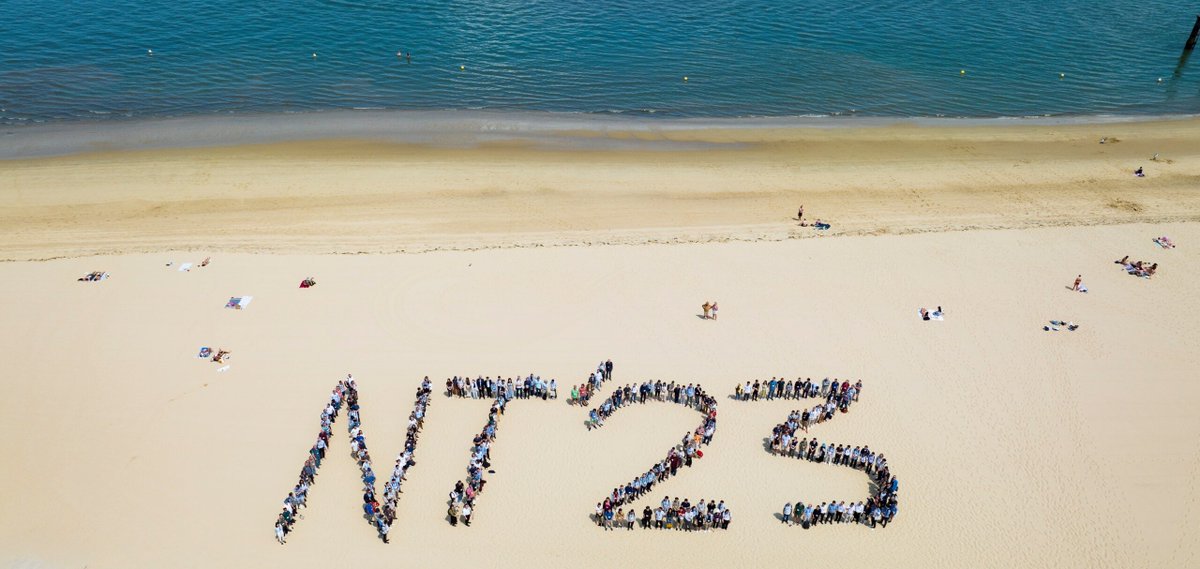 Fantastic and amazing group photo at NT'23 on the beach! Try to to find me. 😀