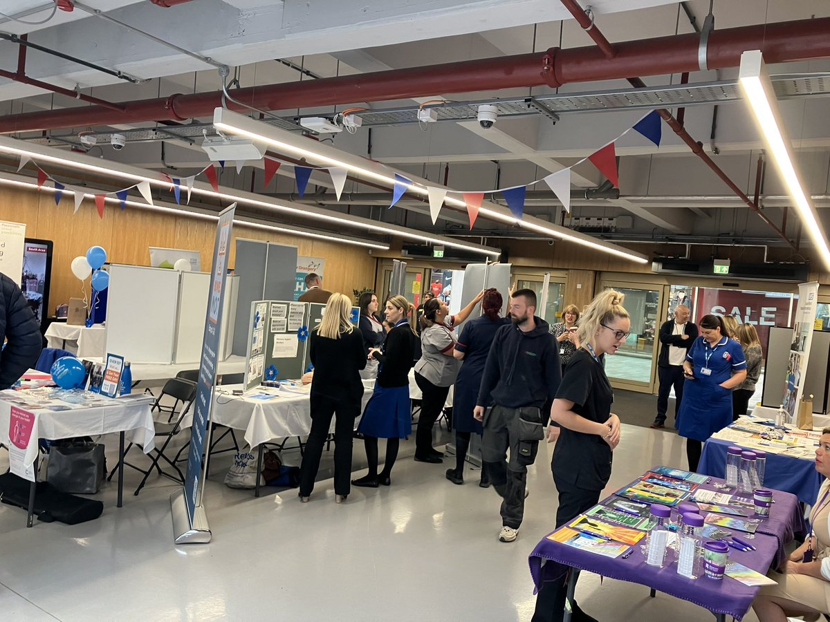 Getting busy setting up for the carers roadshow in Barnsley Glassworks today #carersroadshowbarnsley #CarersWeek2023. <a href="/AndreaParkin2/">Hello my name is Andrea ..💙</a> <a href="/LowderWendy/">Wendy Lowder</a>