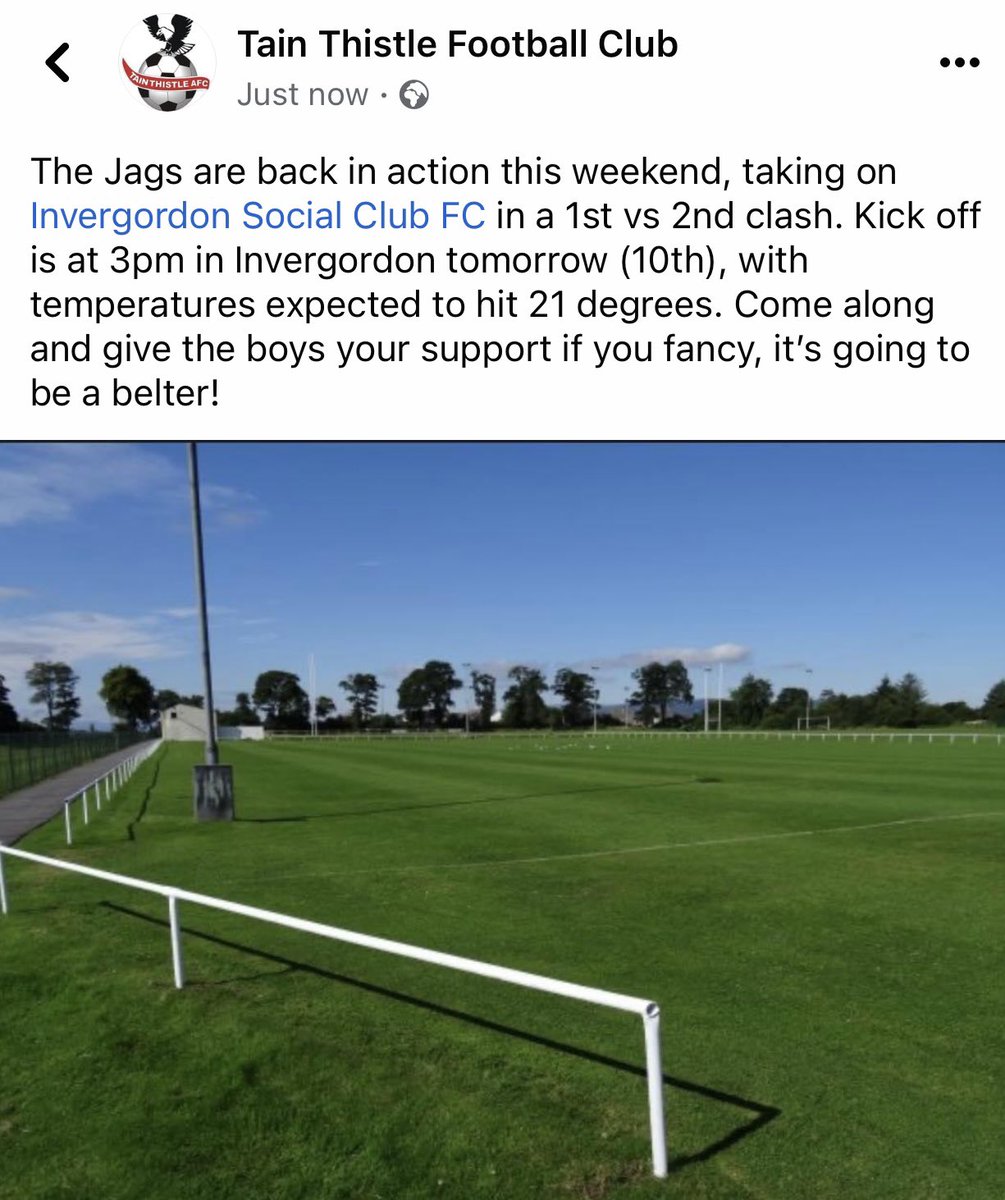 Tain Thistle AFC (@tainthistleafc) on Twitter photo 