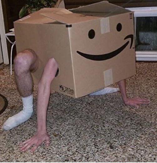 Mein Therapeut: "Der Amazon-Mann ist nicht real. Der Amazon-Mann kann Dir nichts tun."

Der Amazon-Mann: