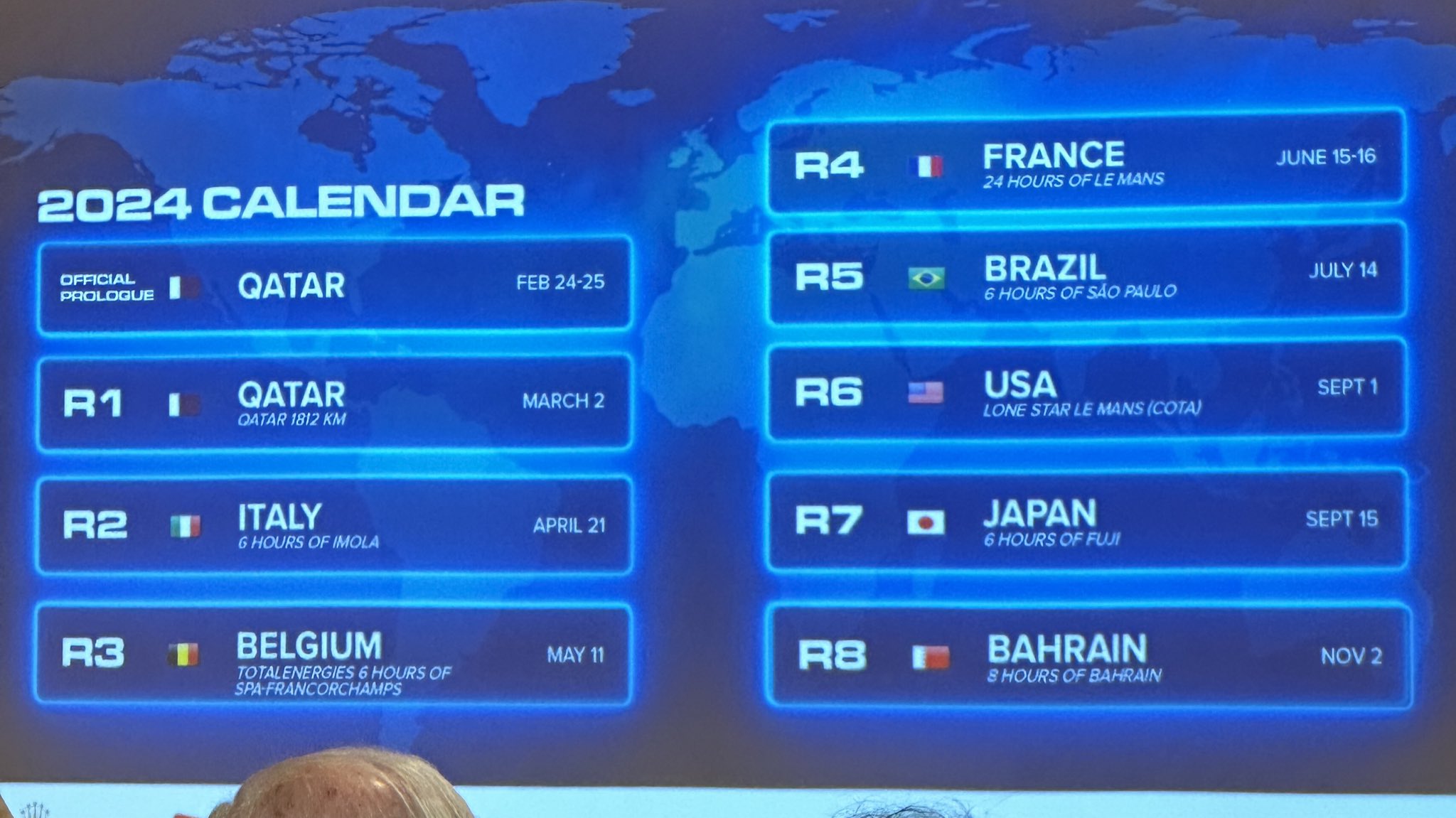 Only Endurance on Twitter "WEC 2024 Calendar revealed 🚨 🇶🇦 Prologue