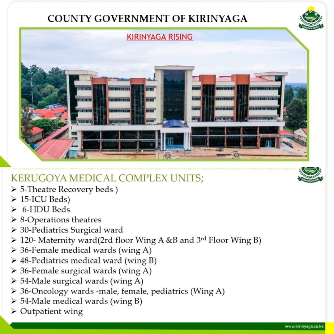 Governor waiguru has raised Kerugoya Hospital from level 4 to level.
#waigurudelivers
#wirawarie
#kirinyagarising