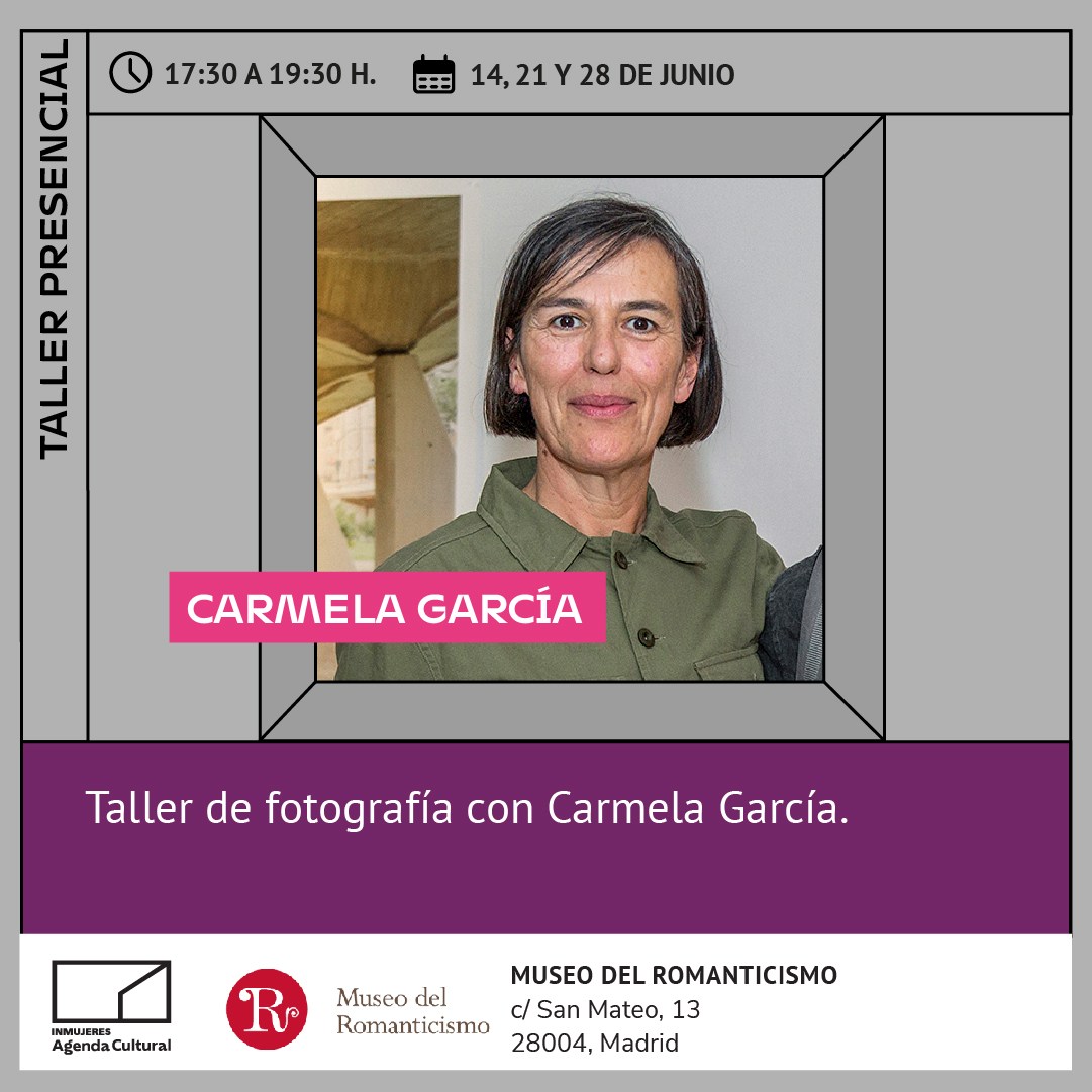 semiramis_glez's tweet image. Aprender #fotografía con una de las mejores: Carmela García. Taller con ella en #Madrid, gratuito, dentro de la #AgendaCultural del @InstMujeres forms.gle/iPSRvW8vwg1PJi…