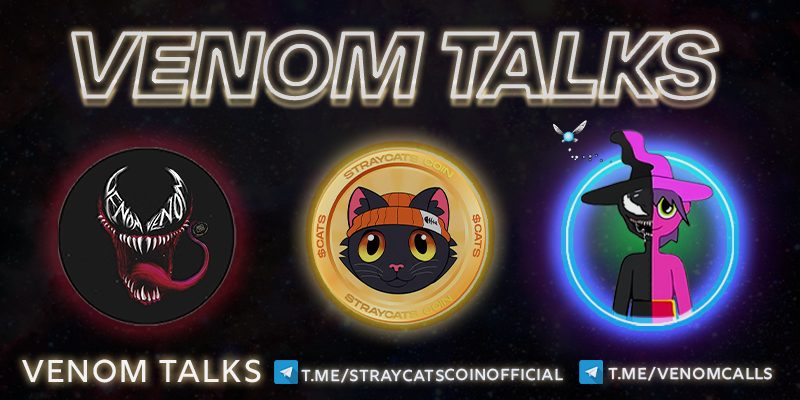 VenomTalks (@venomxvii_talks) on Twitter photo #AMA #ANNOUNCEMENT:
AMA with <a href="/STRAYCATSCOIN/">straycatscoin</a> LIVE in 30 mins 3pm UTC/8am PST on t.me/venomcalls
Website: Straycatscoin.com
Telegram: t.me/straycatscoino…
#VenomTalks #AMA #ANNOUNCEMENT:
AMA with <a href="/STRAYCATSCOIN/">straycatscoin</a> LIVE in 30 mins 3pm UTC/8am PST on t.me/venomcalls
Website: Straycatscoin.com
Telegram: t.me/straycatscoino…
#VenomTalks