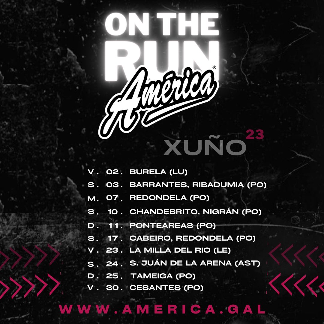 Fechas para este mes actualizadas!!!
