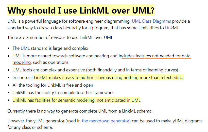 semanticbeeng's tweet image. &quot;Why should I use #LinkML over #UML?&quot;

&quot;LinkML has facilities for semantic modeling, not anticipated in #UML&quot; and a formal mapping to UML

Can enable better collaboration between #DataModelling, #DataEngineering and #FeatureEngineering for &quot;data products&quot;

linkml.io/linkml/schemas…