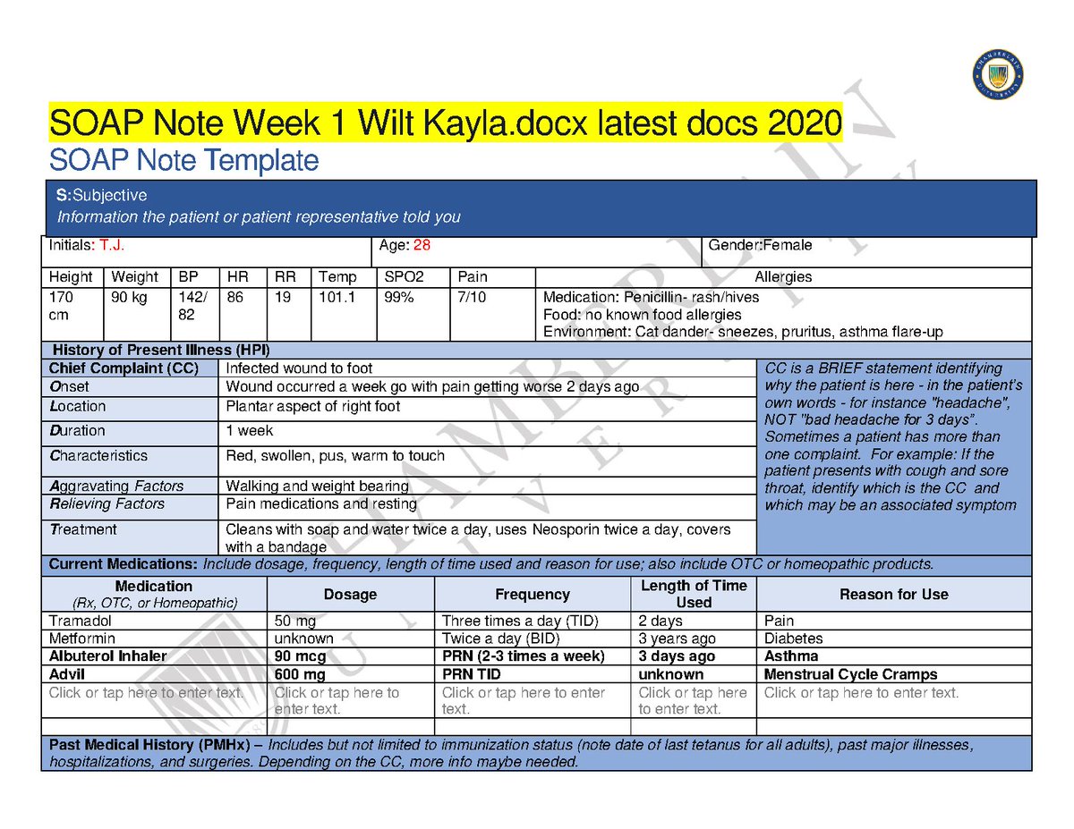 StudyResoures's tweet image. NR 509 SOAP Note Week 1 Wilt Kayla.docx latest docs 2023  #nr509 #soapnote #fliwy #testbank 
fliwy.com/item/371973/nr…