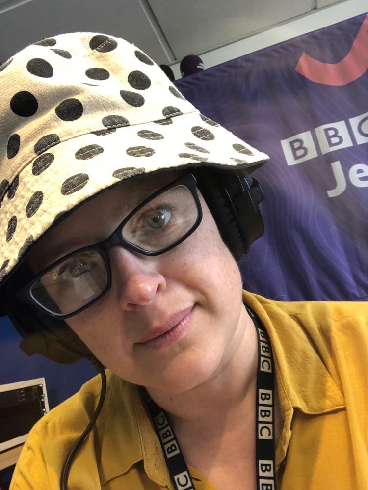 Jenny Mullin (@jennymullin1) on Twitter photo Sun safety first, even in the studio <a href="/BBCJersey/">BBC Jersey</a>! I've done most of the Breakfast Show like this. No reason apart from it's Friday. And it's only going to get worse - <a href="/ChrisMasonC/">Chris Craddock</a> is threatening to put his latest charity shop buy on; a somewhat see through leopard print number 🙄 Sun safety first, even in the studio <a href="/BBCJersey/">BBC Jersey</a>! I've done most of the Breakfast Show like this. No reason apart from it's Friday. And it's only going to get worse - <a href="/ChrisMasonC/">Chris Craddock</a> is threatening to put his latest charity shop buy on; a somewhat see through leopard print number 🙄