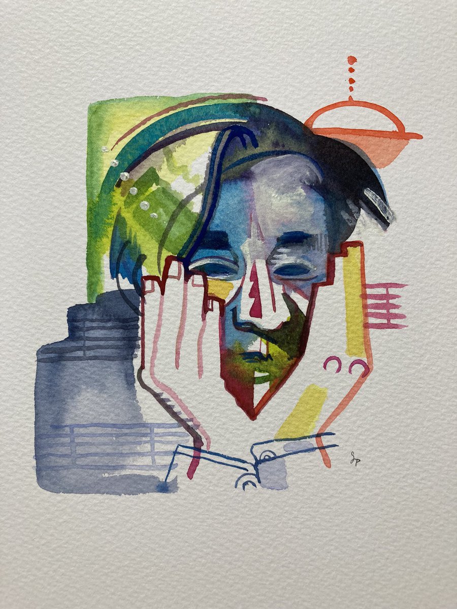 「上野耕路さんにアイコンに使っていただいてる絵はこんな感じに実は変化しました。 I」|ganpukuのイラスト