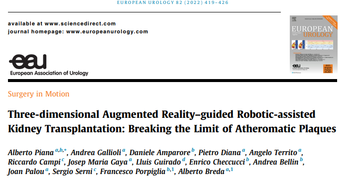 'This work conducted with @unito & @3Medics is the first to study how to to overcome #RAKT limitations with #3D #AugmentedReality, allowing safer procedures in patients with atheromatic vascular disease.' Dr. @AngeloTerrito in #PuigvertInScience 🔗pubmed.ncbi.nlm.nih.gov/35985902/
