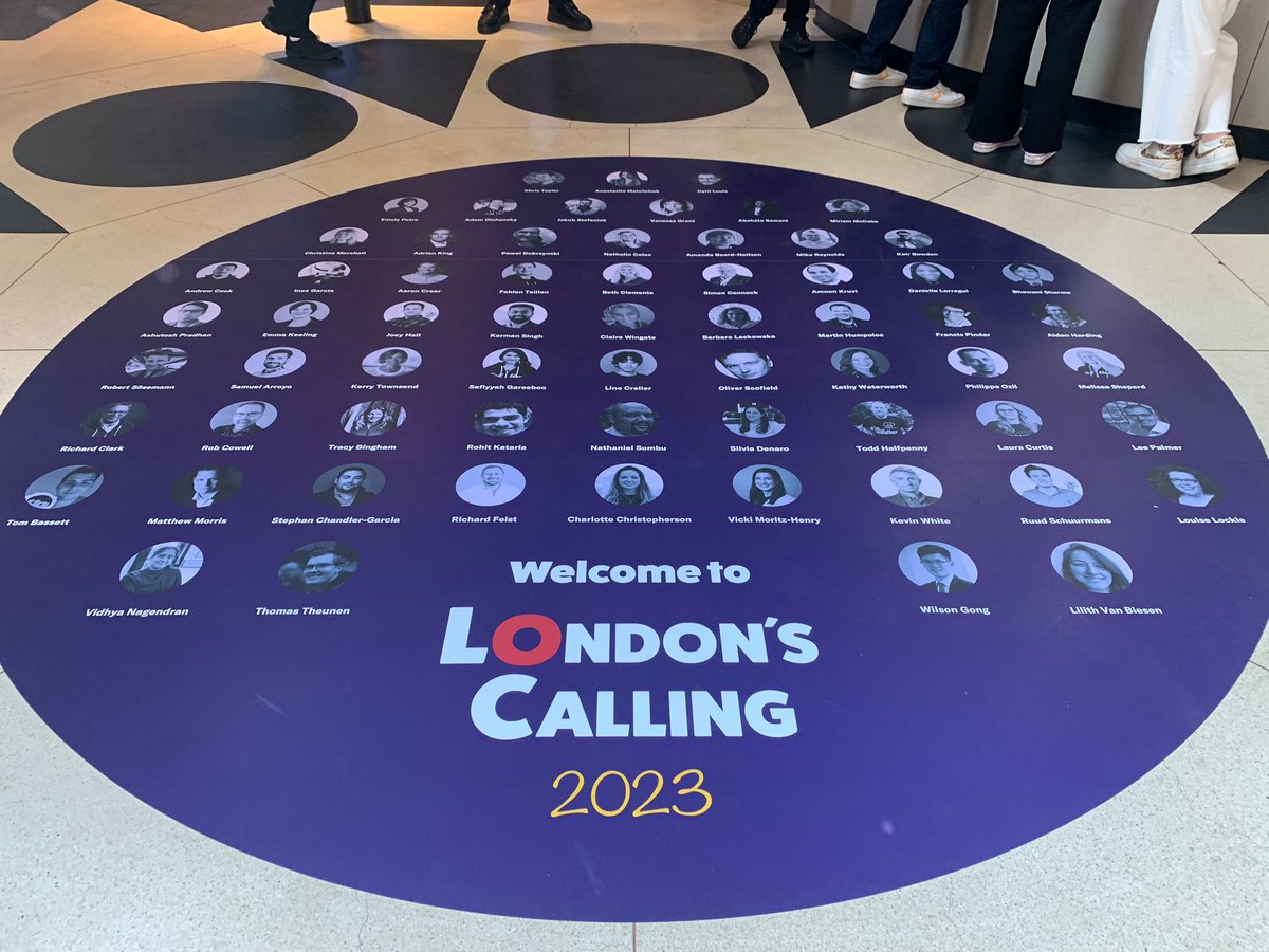 Hello everybody 🙋‍♂️ Greeting you from London’s Calling 2023 …. Choose your speakers😎 …#LC23 #LDNsCall Follow us …