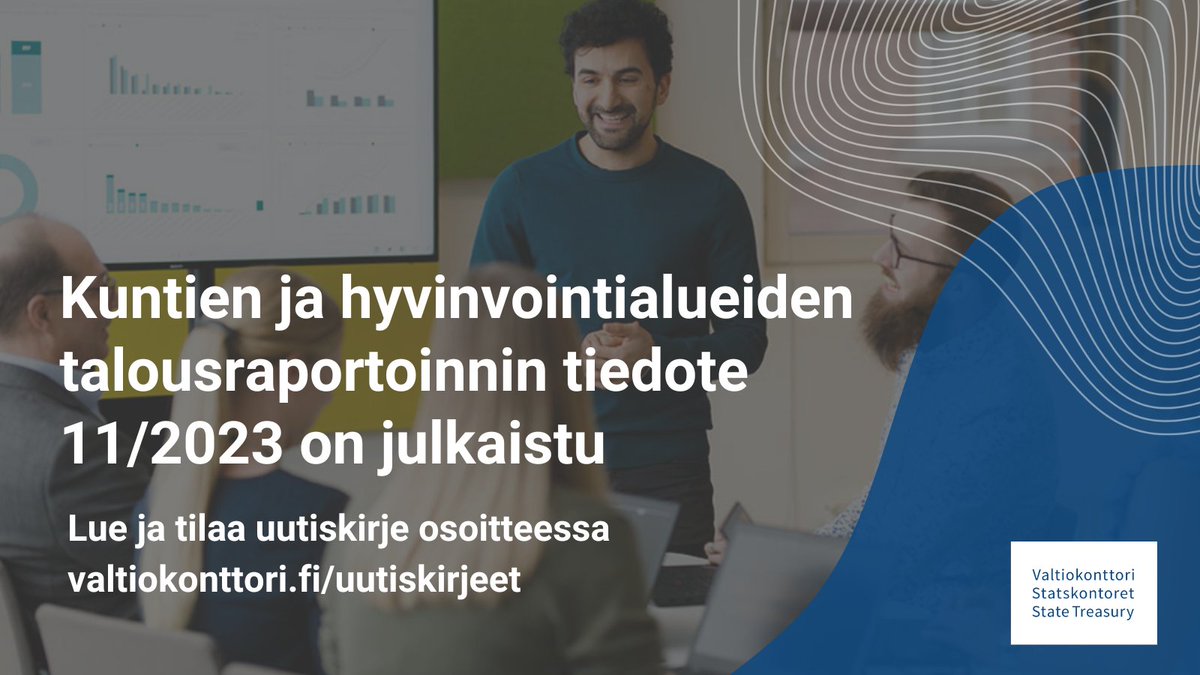 Uusin kuntien ja hyvinvointialueiden talousraportoinnin tiedote on nyt julkaistu. 

#talousraportointi