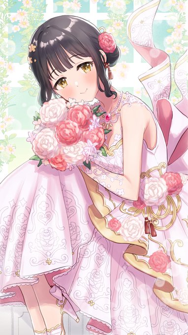 「rose wedding dress」 illustration images(Latest)｜3pages