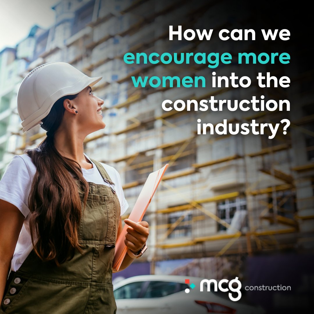 constructionMCG's tweet photo. Women represent around half of the UK's workforces, yet they account for just 13% of construction workers, of whom only 1% work on site.

What can the construction industry do to better support and encourage more women working in construction? Let us know 👇

#womeninconstruction https://t.co/kH7yLSE1td