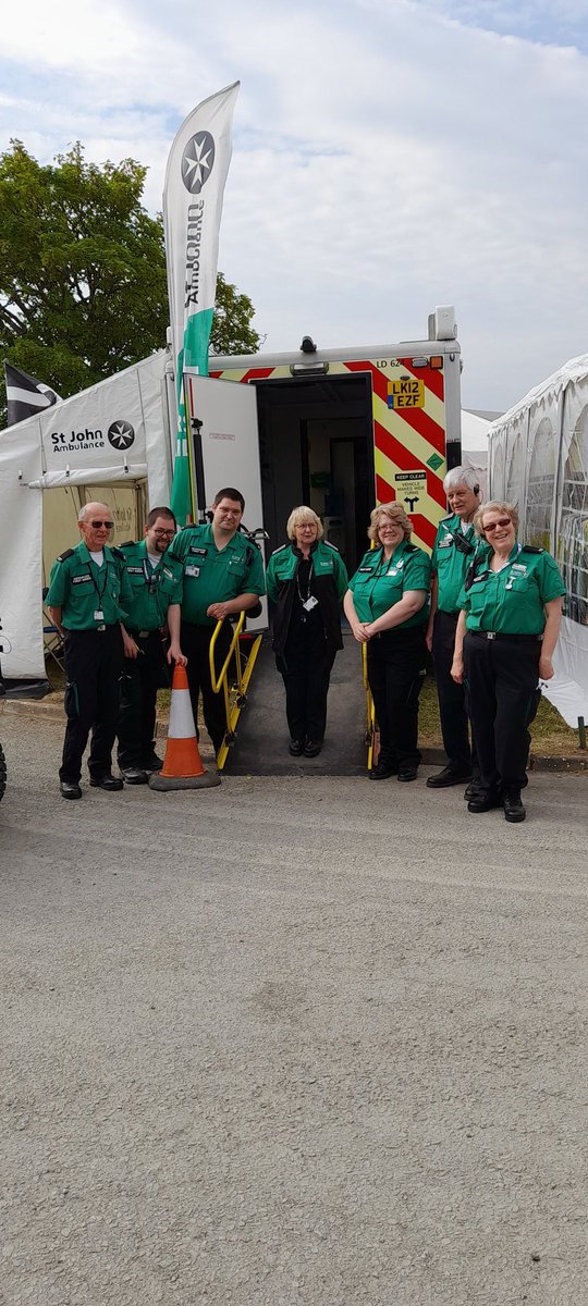 karenbrookssja's tweet photo. Happy to be supporting Royal Cornwall Show. Thanks to every volunteer supporting this show. 
@cornwall_sja @stjohnambulance #RoyalCornwallShow https://t.co/gc7gwqrU7Y