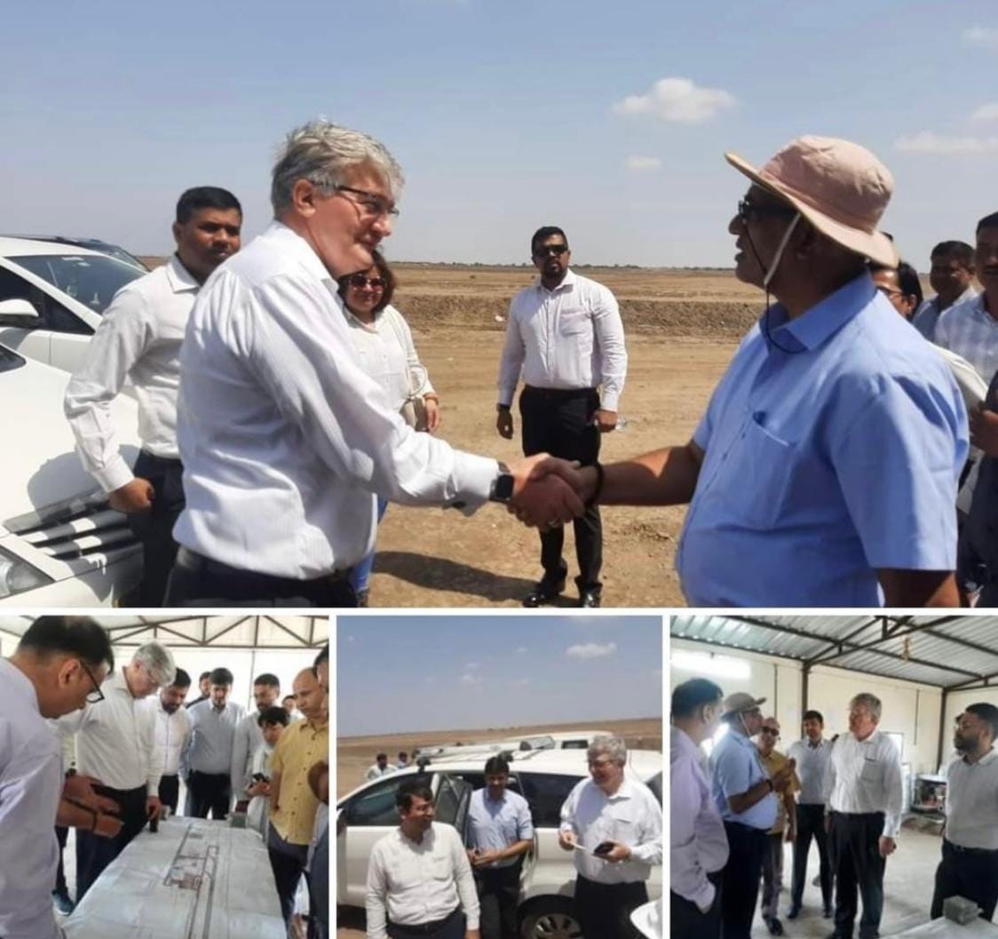 #vedanta  #Foxcon Semiconductors ltd. a joint venture of Anil Agarwal's Vedanta and Tiwan's Foxconn company who is going to invest 1.54 lakh crore at Dholerasir,visited Dholera Airport Site for progress review also David Read CEO Of Foxconn visited at #DhoelraSIR
#Dholeranews