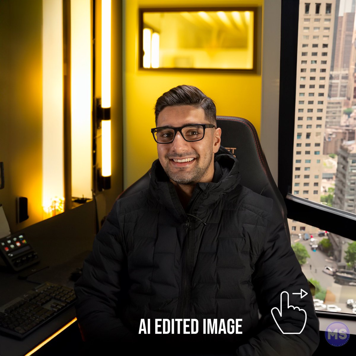 Max_Strategies's tweet photo. Editing with A.I is an absolute game changer, I cannot wait to come up with new tumbnails and intriguing images. Just look at the difference between the two! #ai #AdobeFirefly #adobe https://t.co/qhD1e38KZK