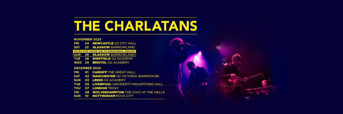 'The Only One I Know' is that you'd be foolish to miss @thecharlatans  perform at Troxy 😉. General On-Sale here link.dice.fm/p49b663cabd1
#thecharlatans #londongigs #londonwhatson #britpop