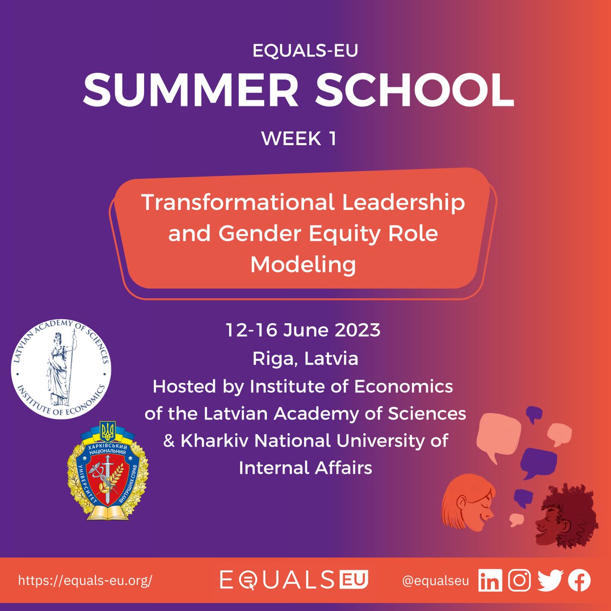 📣 Join us as we kick off our 3-week International Summer School across 3 countries! This week, our participants are in Riga, Latvia to engage in inspiring activities, share their ideas and connect with like-minded women passionate about gender equality and digital inclusion!