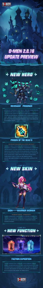 DMen_EN's tweet photo. Dear warrior,
Warriors, please comment on each part of this update~
Event time: June 9 to June 16 (8:00 UTC)
UID: 10XXXXX
Server: (your server number) https://t.co/Wqa9X5I034