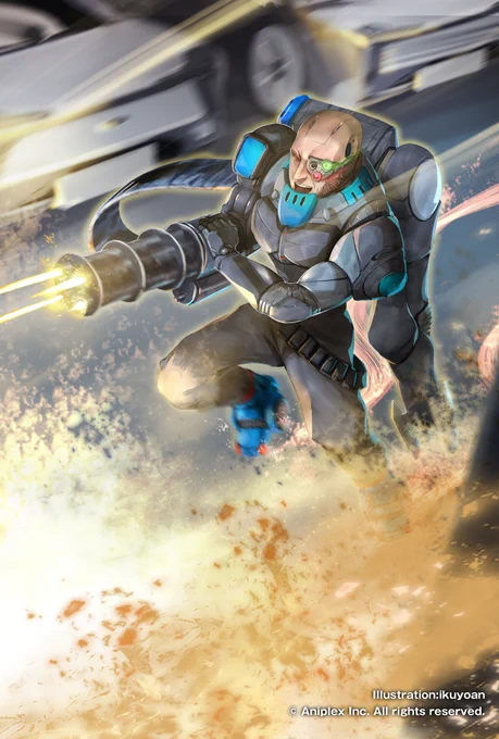 #ビルディバイドTCG ブースターパック第10弾 「闇払う閃光」にて「[ウォーホーク] ゲオルグ」「†ダブルサイクロン† グスタフ」のイラストを描かせていただきました。よろしくお願いいたします!