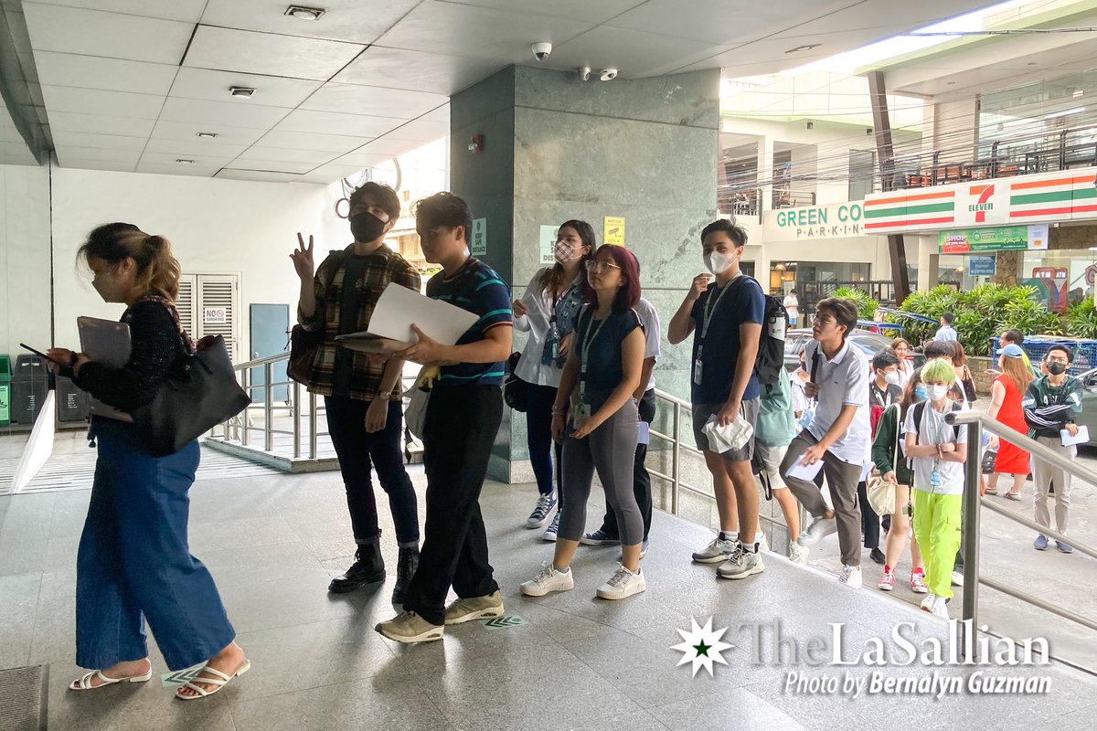 The LaSallian on Twitter "JUST IN A queue for submitting the Drug