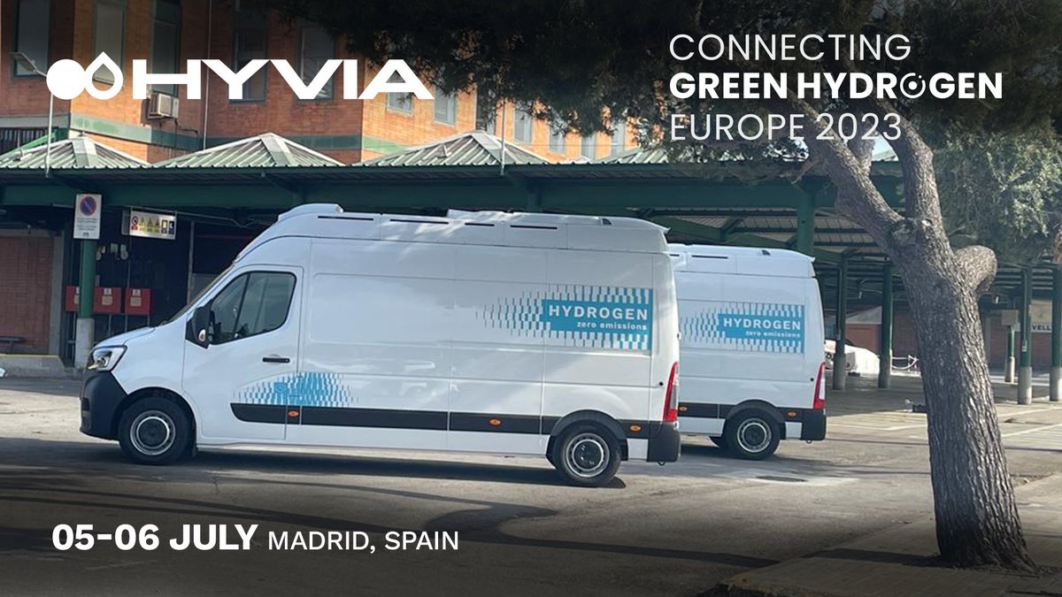 HYVIA is participating to the Connecting Green Hydrogen Europe 2023 for the second year!

#greenhydrogen #Plug #RenaultGroup #H2mobility #energytransition #innovation