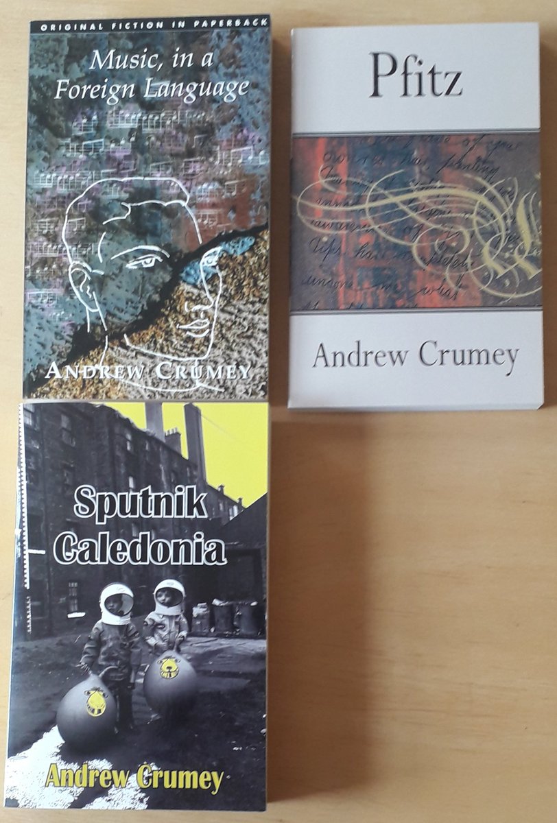 Andrew Crumey has been following his own inventive, erudite path for a long time and deserves much wider appreciation. 'Pfitz' is also a good place to start. There's quite the backlist to find, thanks to @dedalusbooks commitment to it.