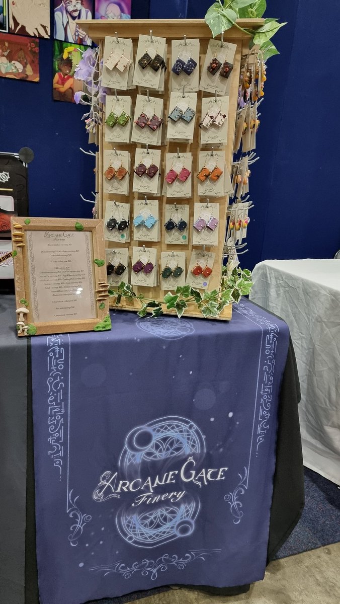 All ready to go for <a href="/OzComicCon/">Oz Comic-Con</a> Melbourne this weekend! Fully stocked with books, mushrooms, pride doughnuts and all your other favourites. 

See you there 💜