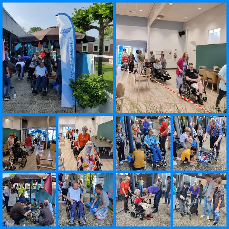 Wat ontzettend fijn om bijgedragen te kunnen hebben aan de APK-tjes! 

Een mooie match gemaakt tijdens <a href="/MatchbeursLsdn/">Matchbeurs Leusden</a> 

Hopelijk gaan de bewoners nu weer in flitsende vaart door de Zorgcentrum Lisidunahof heen met hun rolstoelen en rollators.
#wasstraat #rolstoelen #rollators