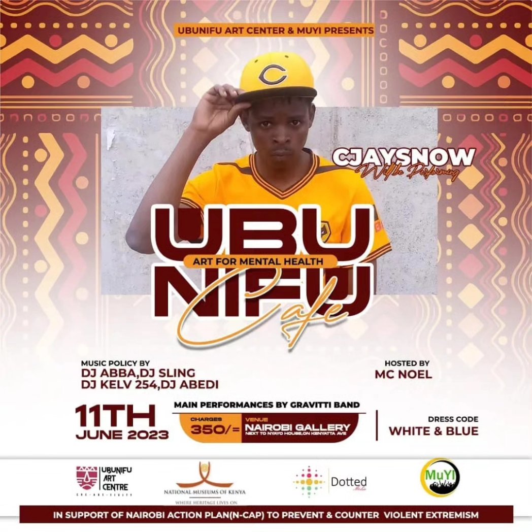 mukuruyouthI's tweet photo. Here's is just a glimpse of our artists from Mukuru who will be performing at the 2nd edition of the #UbunifuCafe at the @nairobigallery  from 1PM to 8PM with our theme being Art for Mental Health. 

Get your Tickets via Till No 5528657 At Kshs. 350.00 Only. https://t.co/o5eiArXBfM