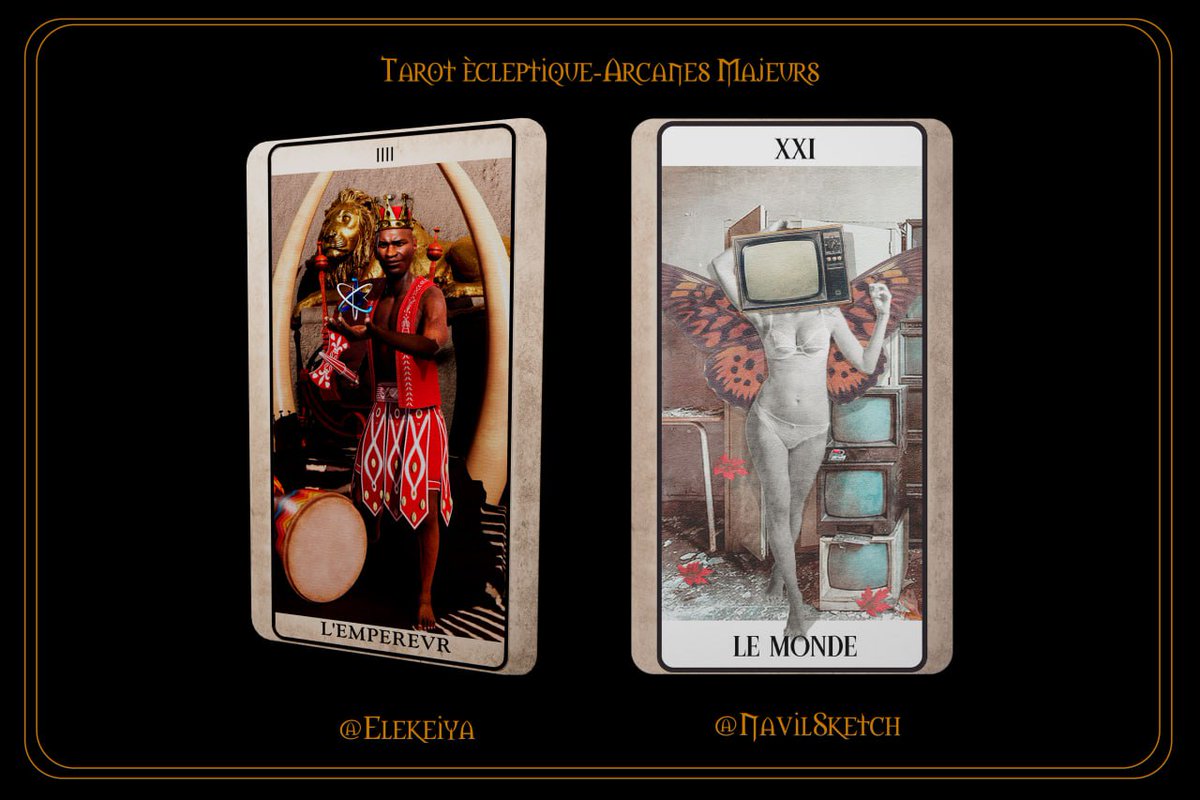 A collection of the 22 Major Arcana recreated by the personal style of 14 digital artists. #tarotecleptique #arcanesmajeurs

#tezos #collectors #tarot 

objkt.com/collection/KT1…