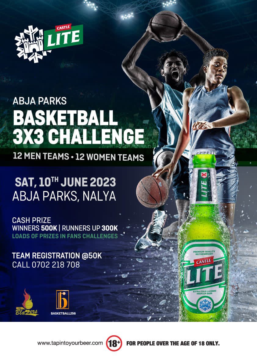 The D day is tomorrow Ballers!!!!!!
Castle lite brings you the Amazing 3 X 3 competitions.💥💥💥
Lots of prizes to be Won.Registration ends today 8pm.