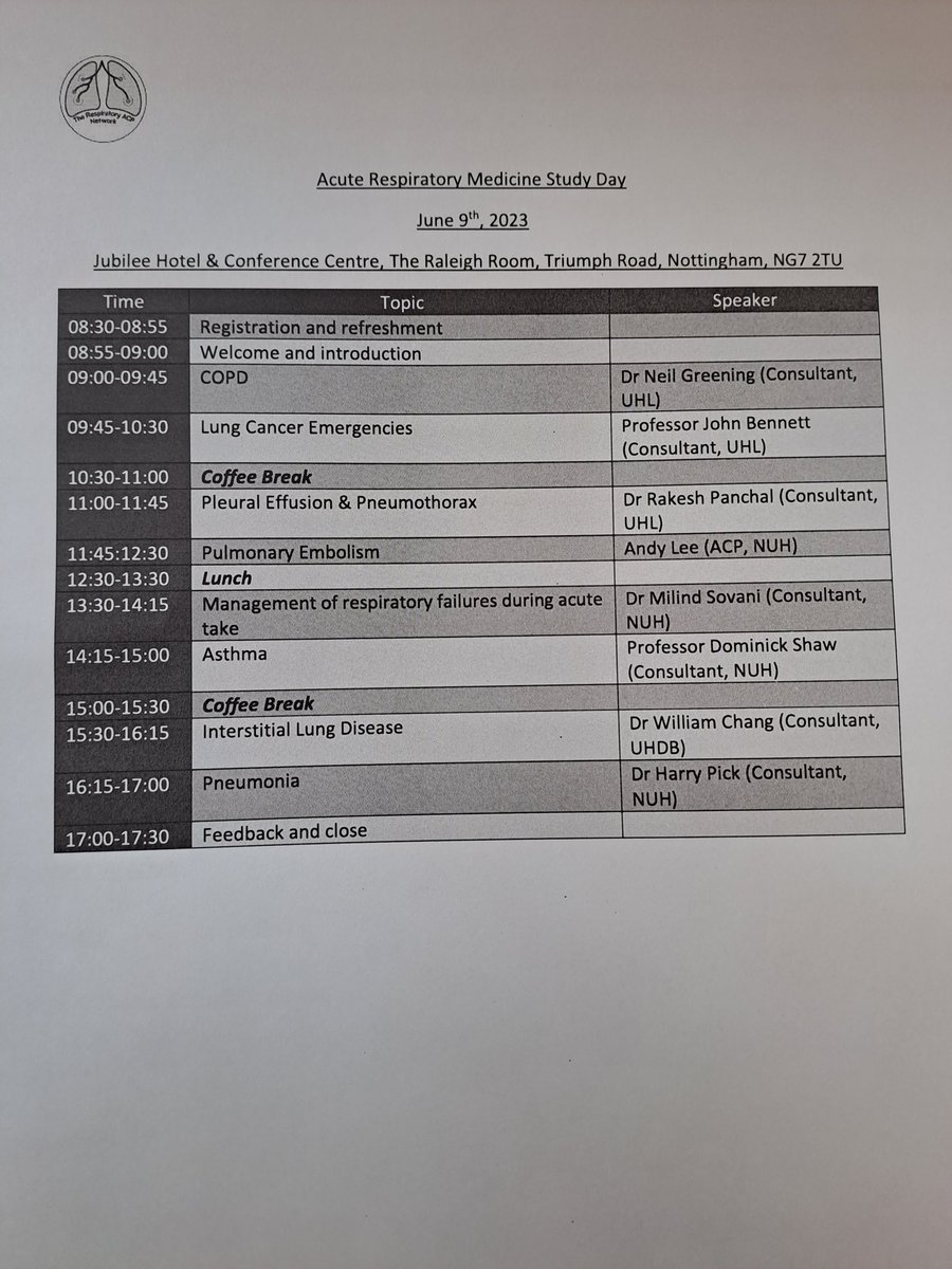 Kate Parrott (@kateparrott4) on Twitter photo Great start to the day <a href="/RespiratoryACPs/">The Respiratory ACP Network</a> study day #RACPN23 Great start to the day <a href="/RespiratoryACPs/">The Respiratory ACP Network</a> study day #RACPN23