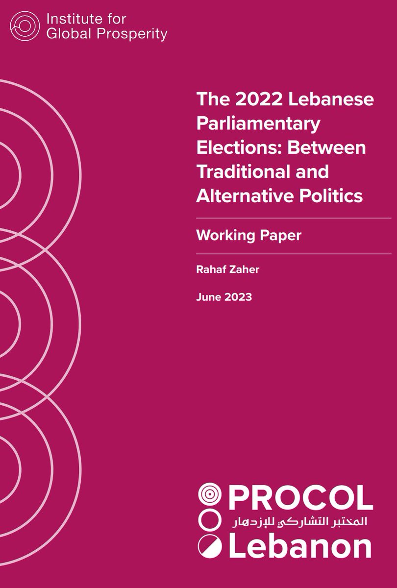 Institute for Global Prosperity (@glo_pro) on Twitter photo New working paper by our researcher Rahaf Zaher <a href="/PROCOL_Lebanon/">PROCOL Lebanon</a> investigates the electoral campaigns in 2022 by looking at the use of social and traditional media by politicians and their supporters across the political spectrum
seriouslydifferent.org/igp-data/the-2… New working paper by our researcher Rahaf Zaher <a href="/PROCOL_Lebanon/">PROCOL Lebanon</a> investigates the electoral campaigns in 2022 by looking at the use of social and traditional media by politicians and their supporters across the political spectrum
seriouslydifferent.org/igp-data/the-2…