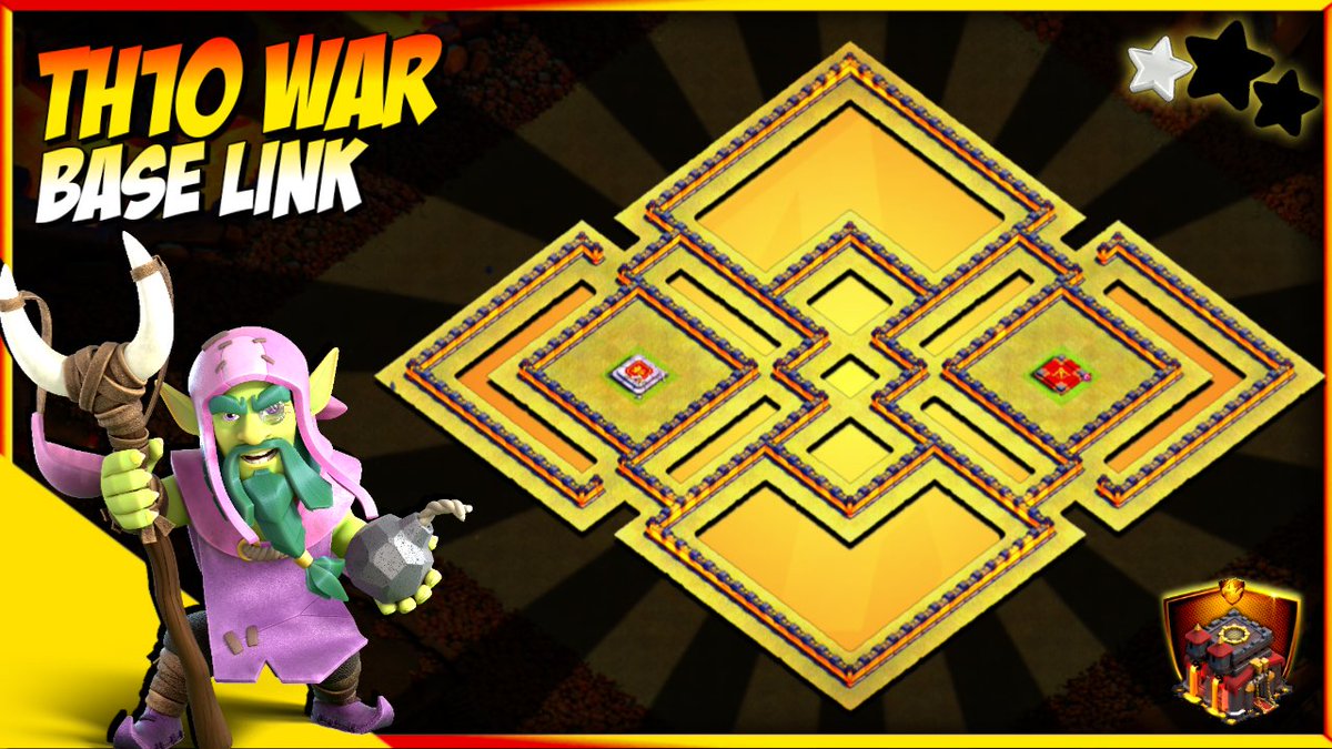 aankancil69's tweet photo. New TH10 War Base is out now!
Base Link here : https://t.co/0zRjWZGxhs
#th10 #th10base #th10warbase #th10hybridbase #th10trophybase #th10farmingbase #th10coc #cocth10 #th10baselink #th10basecopylink #coc #clashofclans https://t.co/SEafeGfWfP