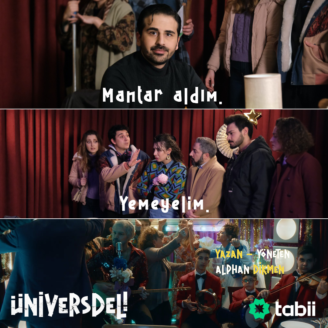 O son mantarı yemeyecektik! 🤓

#ÜniversDeli tüm bölümleriyle #tabii’de. 🤪