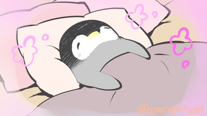 「blush stickers penguin」 illustration images(Latest)｜2pages
