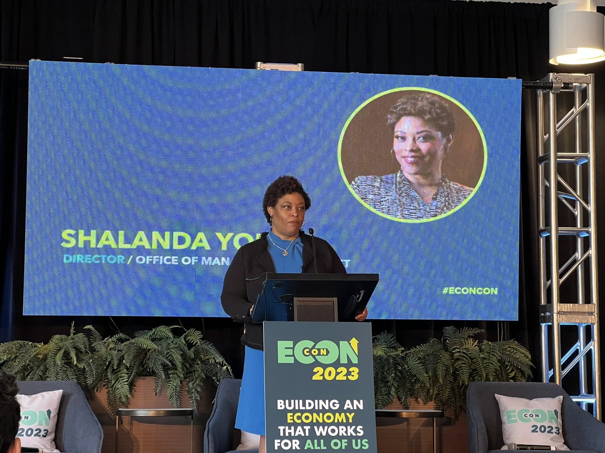 'the people don't want a handout; they just need a little breathing room' -Shalanda Young 🤩🤩
#EconCon