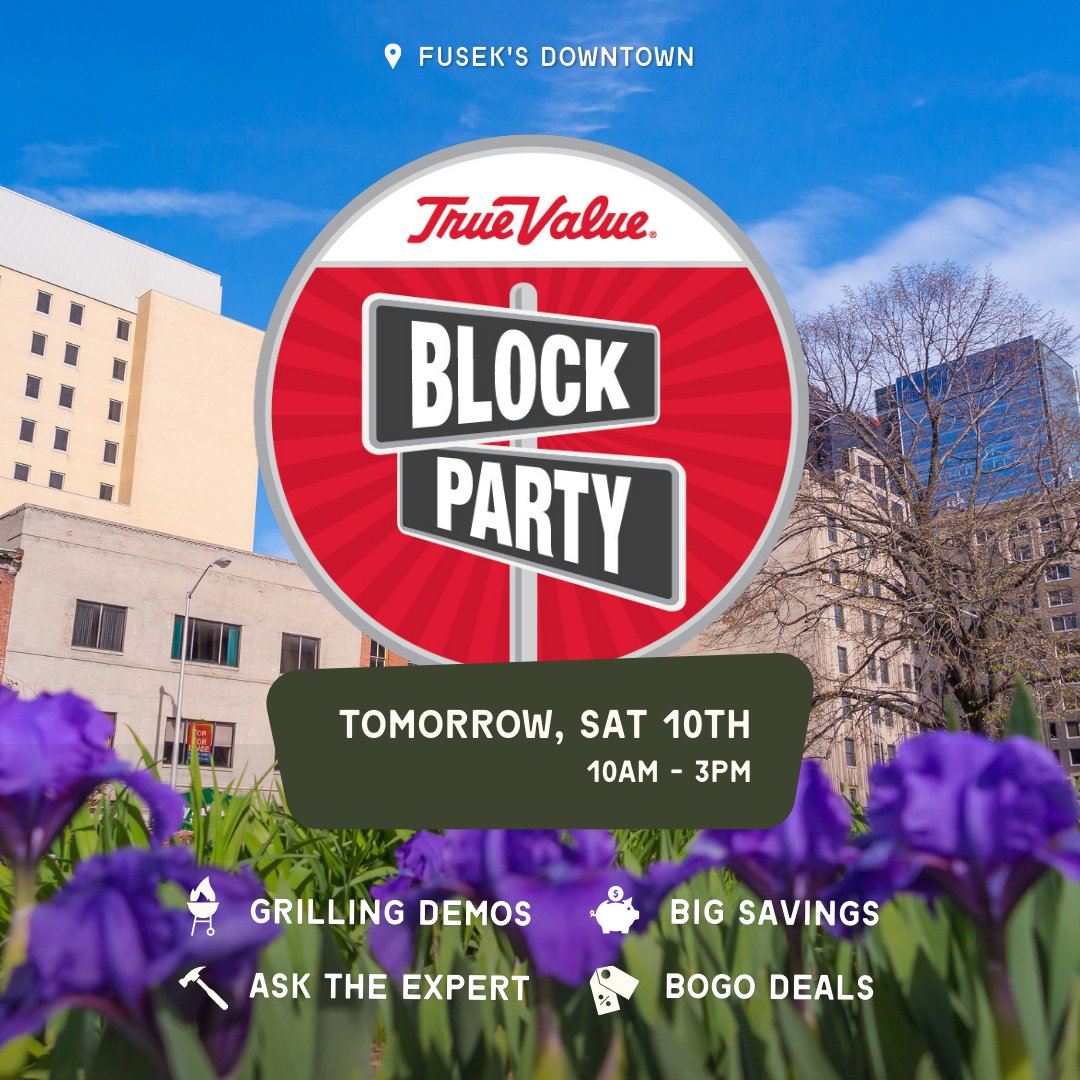 Who's ready for a good ol' fashioned Block Party?! 🎉💃🥩 #downtownindy 

See you tomorrow! 👋 

#FindItAtFuseks 🛠️

#indysmallbusiness #loveindy #circlecity #indianapolisbusiness #do317 #blockparty