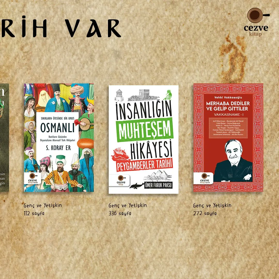 Cezve'de herkes için tarih var! Siz hangisini okudunuz? 😍