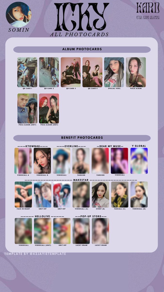 42jayietemplate's tweet photo. [WORKING ON]

KARD Icky OT4 ALL PHOTOCARDS template

- 카드 Icky OT4 ALL PHOTOCARDS 포카 리스트 -

ʚ 09.06.2023 update ɞ

#ICKY #KARD #kardtemplate #KARDICKY #IckyKard https://t.co/oRWkMfPIc3