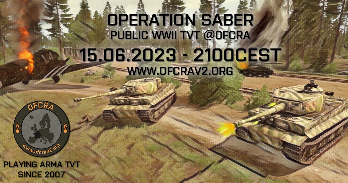 We are going back in 1944 for an epic public #arma3 #tvt mission on June 15!
Visit our forum for more informations ofcrav2.org/forum/index.ph… and discord for registration discord.gg/bWtGS7N <a href="/ArmaPlatform/">Arma Platform</a>